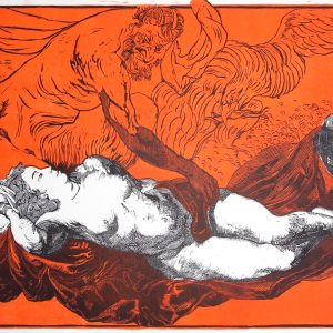 Teoskuva: Vargas Rita - Jupiter and Antiope (After Van Dyek)